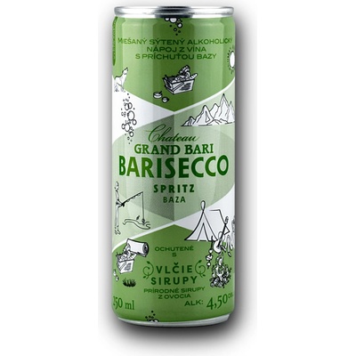 Grand Bari Barisecco Spritz Baza 4,5% 0,25 L (plechovka)