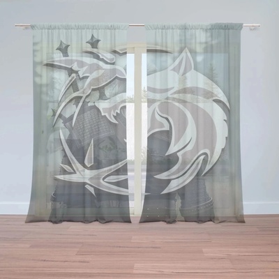 Sablio Záclony Zaklínač V mlze: 2ks 150x250cm