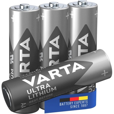 VARTA Ultra Lithium AA 4ks 6106301404