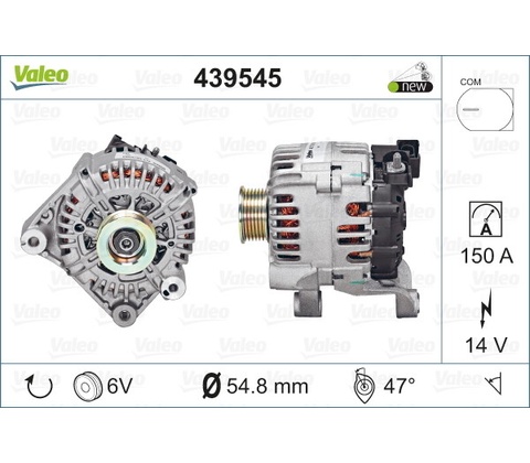 Alternátor VALEO 439545