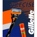 Kozmetické sady Gillette Fusion Sensitive gel na holení citlivá pleť 200 ml + Fusion pánský holicí strojek 1 kus + náhradní hlavice 1 kus darčeková sada