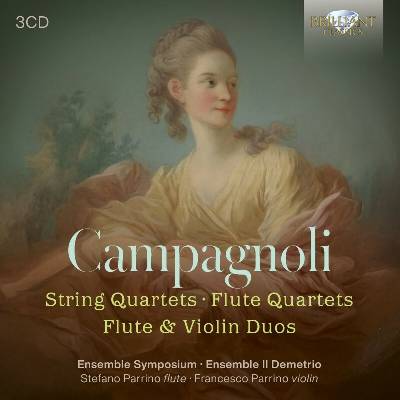 Ensemble Symposium - Campagnoli - Str Qrts Flute Qrts Flute & Vn 3Duos CD