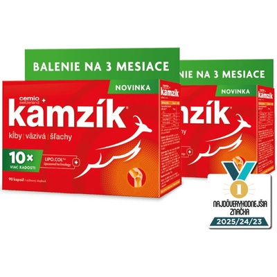 Cemio Kamzík NOVINKA 2× 90 kapsúl
