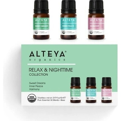 Alteya Set Bewit esenciálnych olejov Nočný relax 3 x 5 ml
