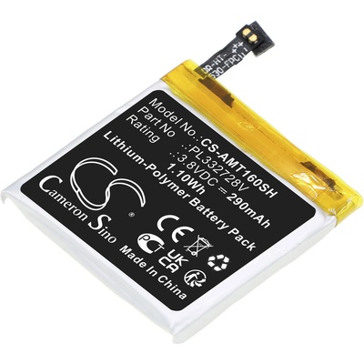 Cameron Sino Батерия за Amazfit Stratos, Stratos 2, 290 mAh, Li-Pol (CS-AMT160SH)