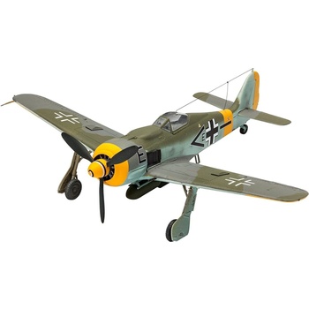 Revell Сглобяем модел Revell - Военен самолет Фоки Улф Fw190 F-8 (R03898)
