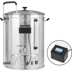 Klarstein Brauheld Pro, малцов котел, 33000 W, 70 л, 30 - 100 °C, оборотна помпа, благородна стомана (BRD3-BrauheldPro3XL) (BRD3-BrauheldPro3XL) - electronic-star