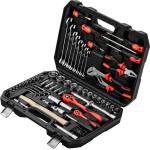 MTX Комплект инструменти, 1/2" , 1/4" , CrV, пластмасова кутия 76 бр. //MTX