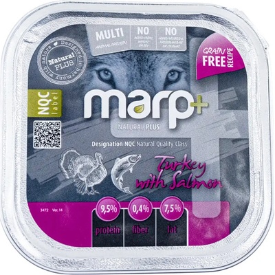 Marp Natural Plus morčacia s lososom 12 x 150 g
