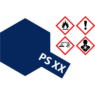 Tamiya Farba v spreji na lexan PS-XX Dark Blue O.F Polycarbonate 100ml