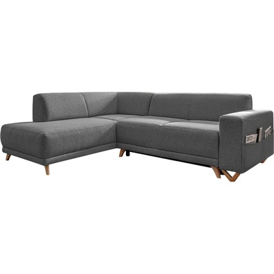 Miuform Сив разтегателен/с място за съхранение ъглов диван (ляв ъгъл/L форма) Classy Sophie - Miuform (674LIN18)