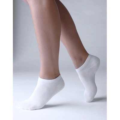 Gina ponožky kotníčkové bezešvé jednobarevné ponožky 82005P černá
