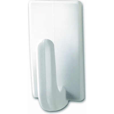 tesa® Powerstrips Malé obdélníkové háčky Klasik Barva: bílá, Rozměr: 45,0mm x 16,5mm x 21,5mm / 3 háčky + 4 malé proužky