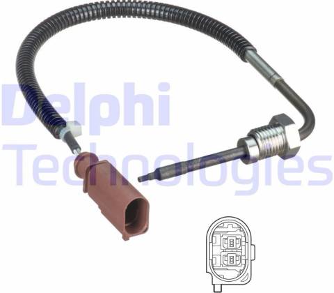 DELPHI Čidlo teploty výfukových plynů DF TS30270