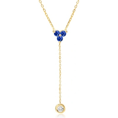 SAVICKI Колие Savicki: злато, сини сапфири, диаманти