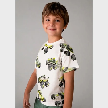 MAYORAL Тениска къс ръкав принт Коли за мини момче Mayoral