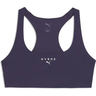 PUMA Women's Hyrox Tech Hyrox Non Wired Medium Impact Sports Bra - Deep Plum