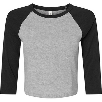 Bella Dámske tričko s 3/4 rukávom BL1200 Athletic Heather