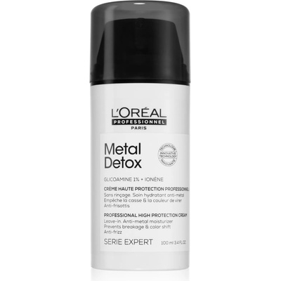 L'Oréal Serie Expert Metal Detox защитен крем за крехка и стресирана коса 100ml