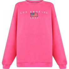 Daisy Street LA Sweatshirt Bright Pink