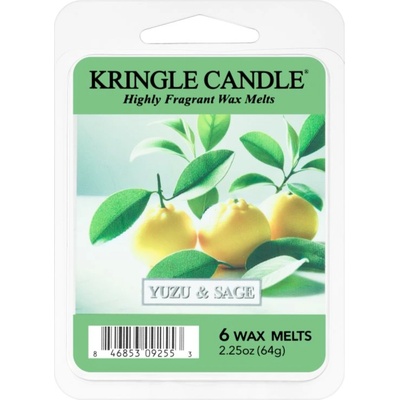 Kringle Candle Yuzu & Sage восък за арома-лампа 64 гр