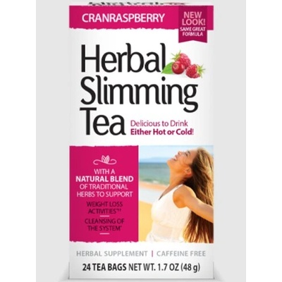21st Century Чай за Отслабване - Herbal Slimming Tea - CranRaspberry | 24 bags (9204)