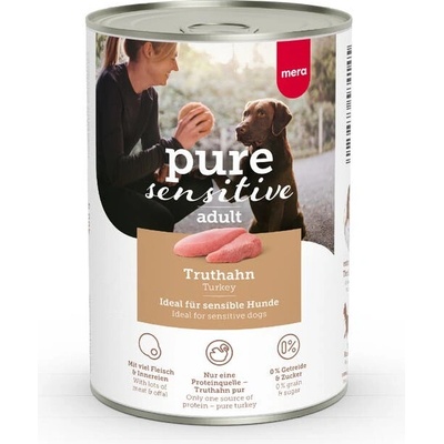 Mera Pure Adult Sensitive morčacia 400 g