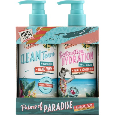 Dirty Works Подаръчен комплект Palms of Paradise, 2 части