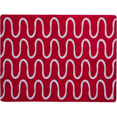 noo.ma Swirl deka červená 150x200