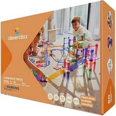 CLEVERCLIXX Pretekárska pastelová dráha 80 ks