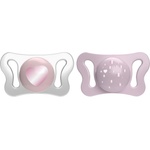 Chicco Комплект залъгалки Chicco - Physio Micro, 2 броя, 0-2 месеца, розови, асортимент (N0340) - baby