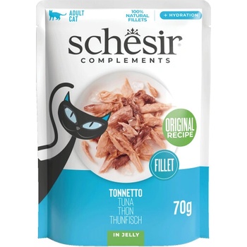 Schesir Jelly cat Tuniak s ryžou 70 g