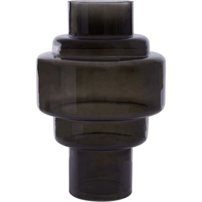 Premier Housewares Черна стъклена ваза (височина 30 cm) Cayden - Premier Housewares (5505984)
