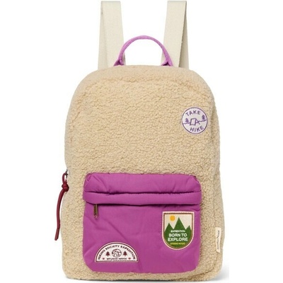 Studio Noos Teddy Midi ecru purple