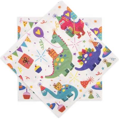 Orion Servítky Dinosaury 20 ks 33x33 cm