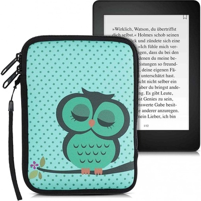 KW Mobile Sleeping Owl KW5033510 Univerzální pouzdro pro čtečky 6" tyrkysové 4063004349502