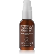 Youth To The People Peptides + C Energy Eye Concentrate koncentrované sérum na očné okolie s vitamínom C 15 ml