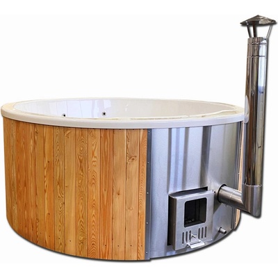 Hot Tub 200 akrylát vestavěná kamna modřín