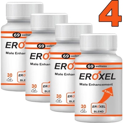 4 x Eroxel капсули за уголемяване на пениса 4x30 капсули