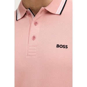 BOSS Green тениска с яка мъжка от памук Paddy (50469055) - answear - 117,33 лв