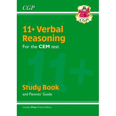 New 11+ CEM Verbal Reasoning Study Book (with Parents' Guide & Online Edition) (CGP Books)(Paperback / softback)