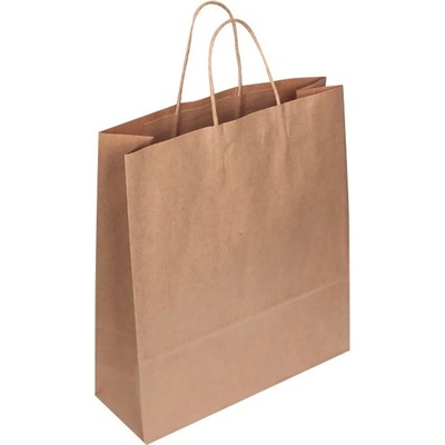 Anděl Taška papírová kraftová L 26 x 32 x 12 cm 12565