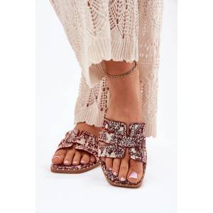 Step in style Дамски чехли модел 215965 Step in style цвят червен