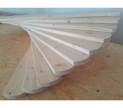 Plotovky s obloučkem 18x82x2000