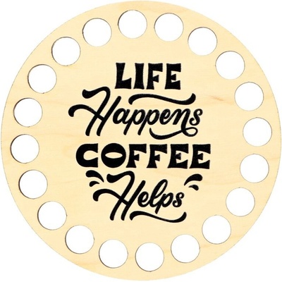 Natana podšálek Coffee helps 10cm NAT123