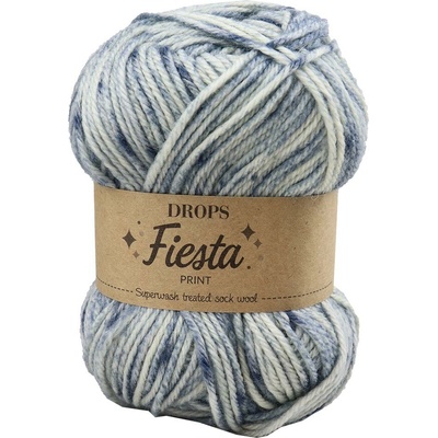 Drops Fiesta print 24 denim sprej