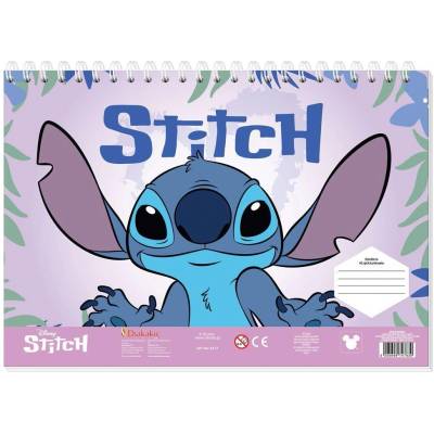 Diakakis Скицник със спирала, 23x33cm, 40л, Lilo&Stitch (30095-А-LILOSTITC2)