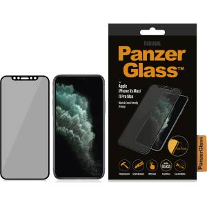 Panzer Стъклен протектор PanzerGlass за Apple iPhone Xs Max/11 Pro Max CaseFriendly Privacy - Черен