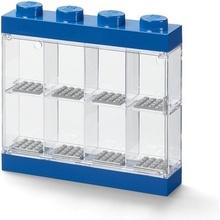 LEGO® Zberateľský box pre 8 minifigúrok - modrý