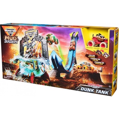 Monster Jam Truck Wash hrací set 1:64